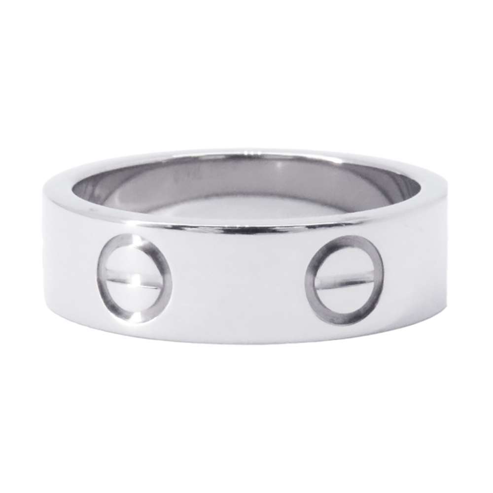 Cartier Ring Love White Gold Ring Cartier LOVE Jewelry Ring - Picture 2 of 5
